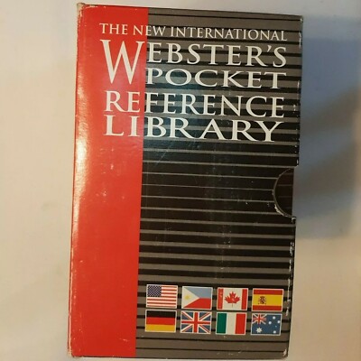 The New International Websters Pocket Reference Library 8 Volume