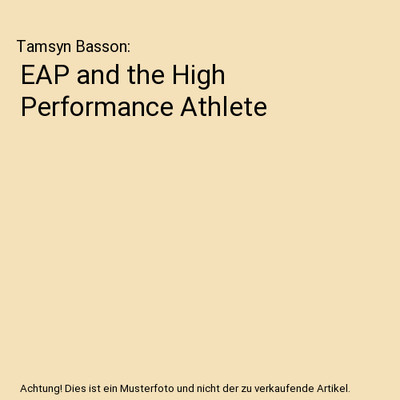 EAP and the High Performance Athlete, Tamsyn Basson