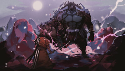 Anime One Piece Kaido Kaidou Hundred Beasts  Gaming Mat Desk 33912