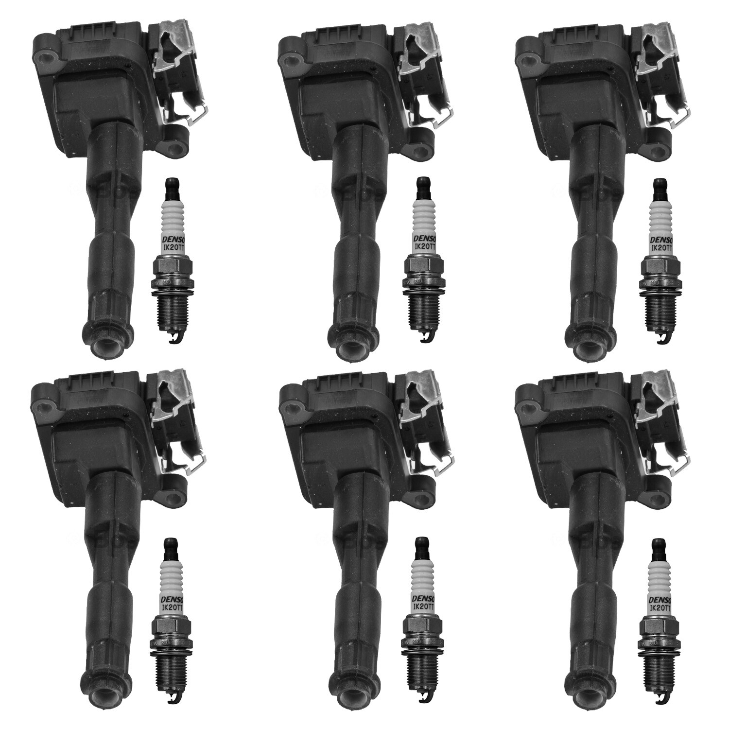 Bosch 6 Ignition Coil Denso 6 Iridium TT Spark Plug Kit For NSX E36 E46 E53 L6