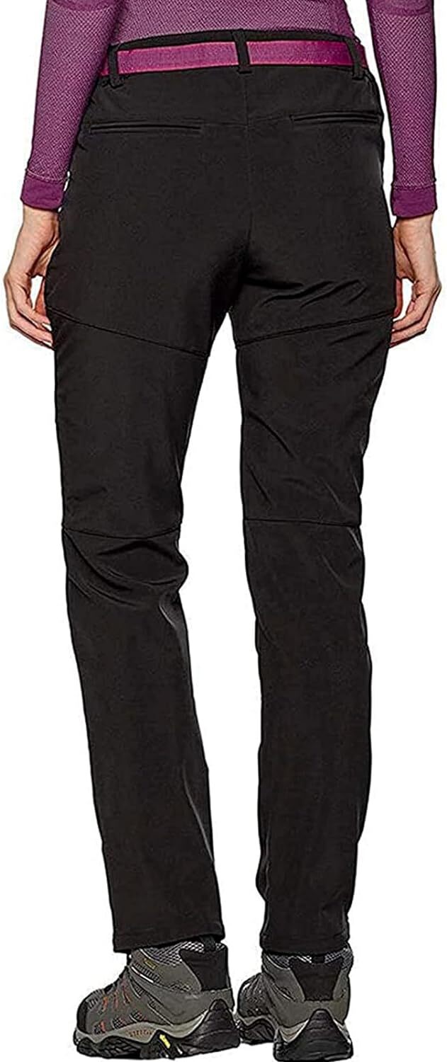 Pantalones impermeables para mujer Tofern forrados de lana pantalones transpirables