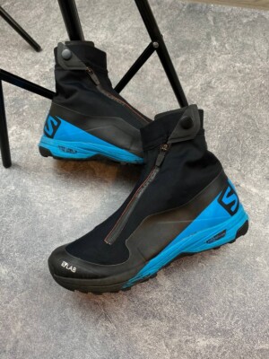 Salomon S/Lab XA Alpine 2 Trail Running Shoes Size 42 UK8 US8.5 Black Blue