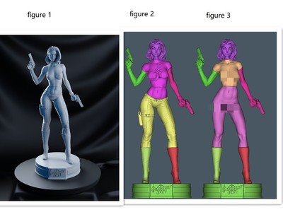 Anime Abbey Chase Unpainted GK Model 3D Print Figure Unassembled Blank Resin Kit