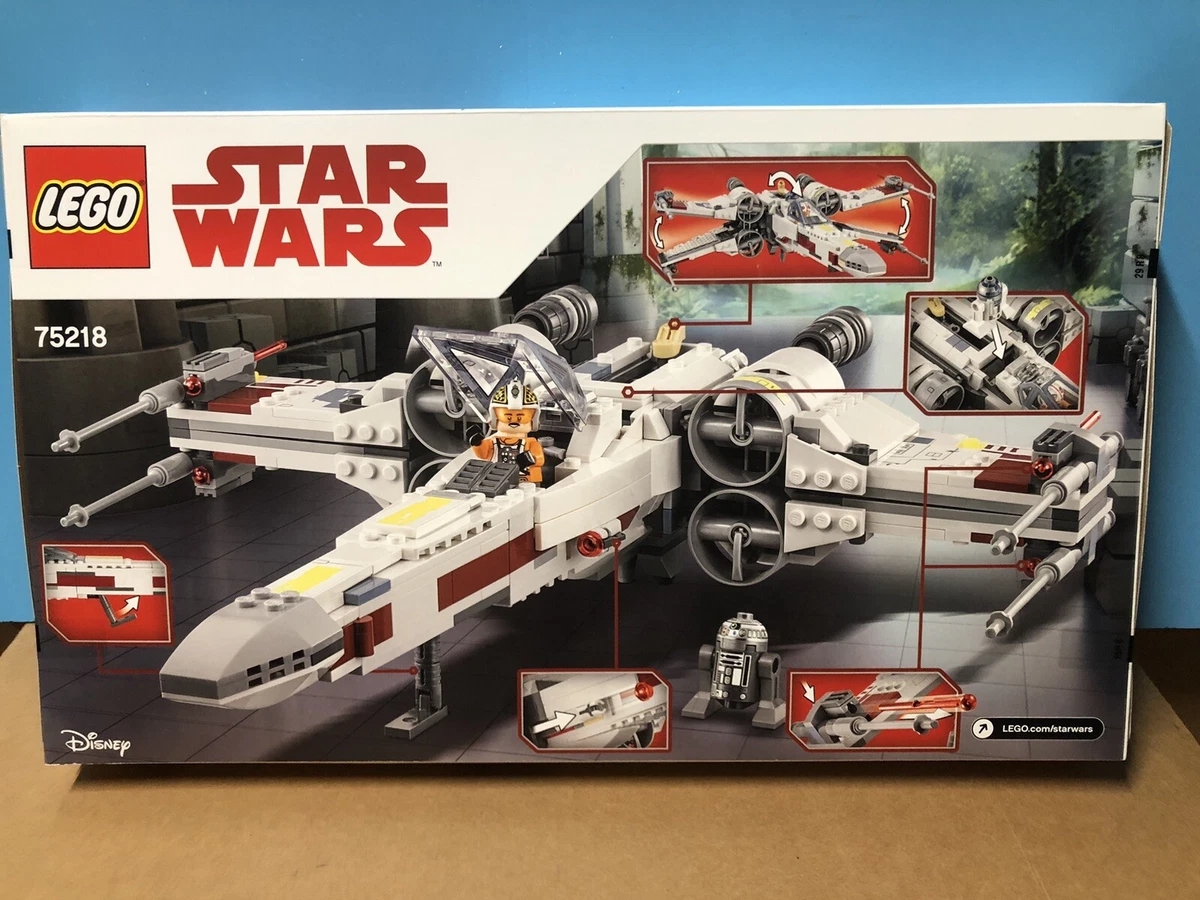 At bygge Modsatte Uhøfligt Lego Star Wars X-Wing Starfighter 75218. New in sealed box. Retired  673419282338 | eBay