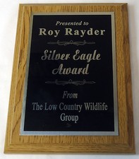 RECKLESS CBS tv show prop PLAQUE Award #2 ~ ROY RAYDER Cam Gigandet