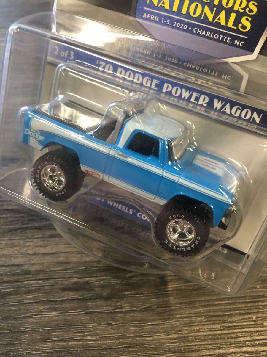 2020 Hot Wheels 20th Nationals Convention 70 Dodge Power Wagon