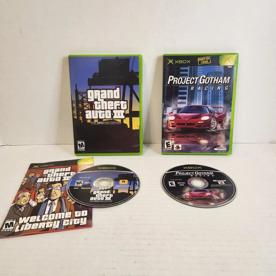 Lot of 17 ORIGINAL XBOX Video Games: GTA, Spider-Man, Star Wars, NCAA + *TESTED* - Image 3 of 4