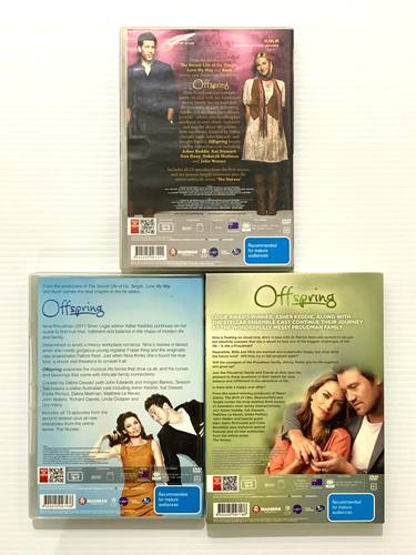 Offspring DVD TV Series Season 1 2 3 Region Free Australian Drama TV Series - Picture 2 of 6