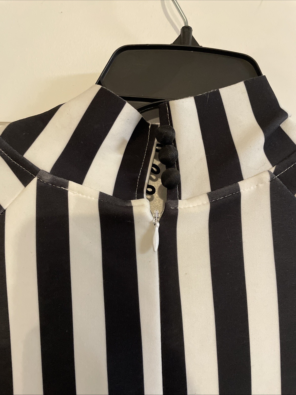 Tally Taylor Dress Size 12 Black And White Stripes