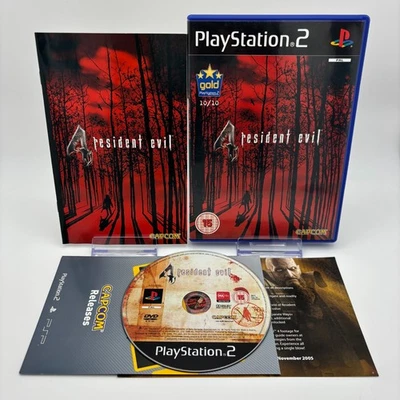 Resident Evil 4 (PAL Sony PS2, 2005) *Near Mint* Tested *Disc Perfect* - Image 1 of 4