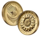 2025 American Liberty High Relief Proof 1 oz Gold Sunflower Coin in Original Pkg