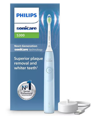 PHILIPS Sonicare 5300 HX7106/01 Smart Zahnbürste Blau Neu & Versiegelt