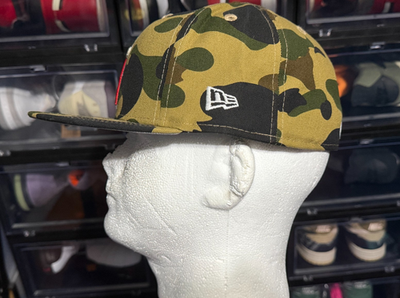 BAPE x MLB New Era 59Fifty Fitted Cap Anaheim Angels 1st Camo