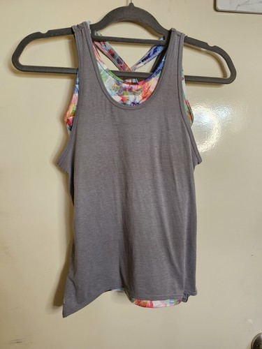 Athleta Girl Multicolor Multilayer Power Of Chi Tank Top Size L (12)
