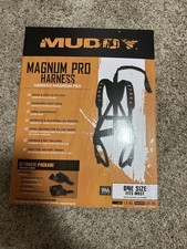 Muddy Outdoors Magnum Pro Padded Adjustable Treestand Harness System, Black