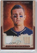 2015 Diamond Kings Studio Portraits Materials Silver 5/99 Troy Tulowitzki 0w4