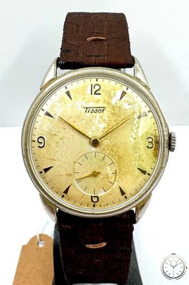 Tissot Uhr Ref. 254.855 mechanisch Handaufzug 38mm Vintage Original