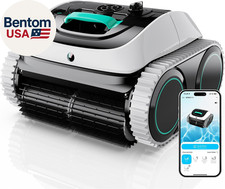 (2026 Upgrade) C1 Pool Robot Vacuum for Inground Pools, 4-In-1 Cordless Robotic