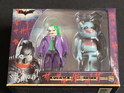Kubrick Joker & Be@brick (2008, MDC) Brand New Factory Boxed Japan
