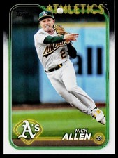 Nick Allen 2024 Topps #599 Oakland Athletics