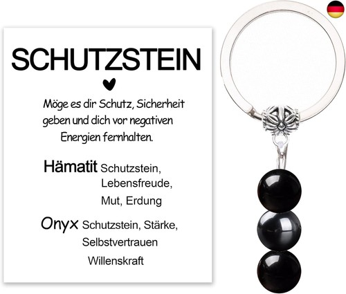 MKISHINE Schlüsselanhänger Kristall Schutzstein Geschenk Edelstein Talisman H MKISHINE Schlüsselanhänger Kristall Schutzstein Geschenk Edelstein Talisman H