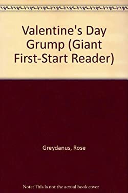 Valentine's Day Grump Library Binding Rose GreydanusFree US Delivery | ISBN:089375515X