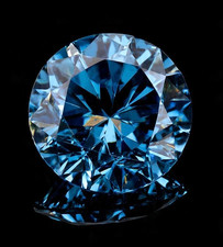 Loose Diamond 2 Ct CERTIFIED Round Cut Blue Color D Grade VVS1 1 Free Gift