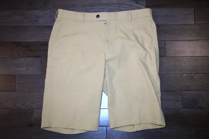 Men's PETER MILLAR Casual Dress Golf Short Mustard Khaki Size 34/32