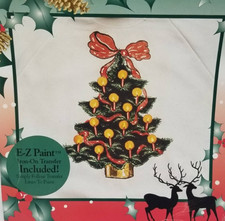Christmas Tree Holiday Applique Pattern Fabric Pieces by Iron-On Innovations