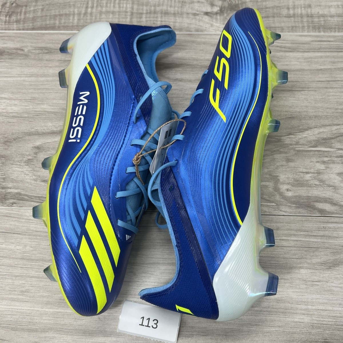Adidas F50 Messi Elite FG Men's 7 / Women 8 New Soccer Cleats Blue