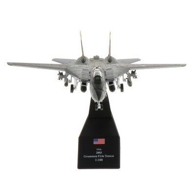 1: 100 Diecast Modell Spielzeug F 14 Tomcat Super Flanker Jet Fighter Flugzeuge