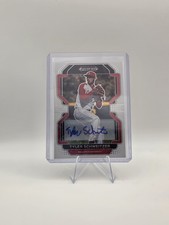 2022 Panini Prizm Draft Picks TYLER SCHWEITZER White Disco Prizm Auto /50 PDP-16