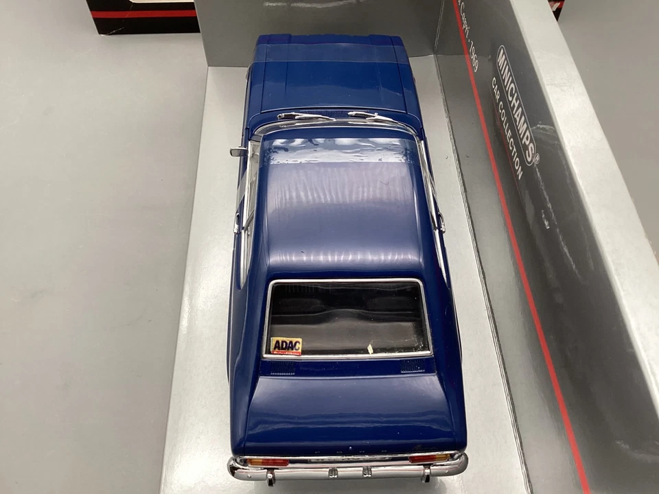 Modellautos 1:18 Minichamps Ford Capri 1969 dark blue mit OVP - Bild 4 von 4