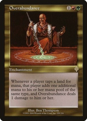 Overabundance X (1)  Invasion - EX/NM -  (RG) - 4RCards