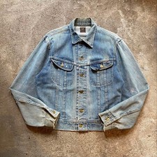 Lee 101-J Denim Jacket 42LONG 70s USA Made in