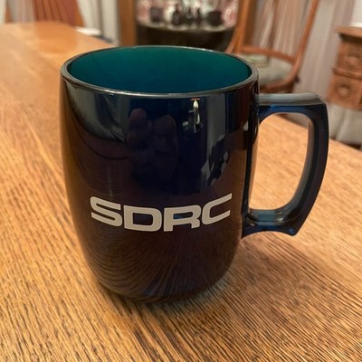 Vintage SDRC Structural Dynamics Research Corporation Emerald Coffee Cup Mug