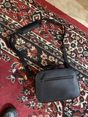 Black PU Leather Small Camera Shoulder Bag. Unbranded High Quality. Barely Used