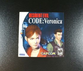 Resident Evil Code Veronica Dreamcast CIB Great Condition!
