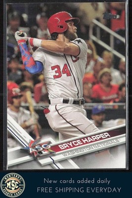 Bryce Harper 2017 Topps Update #US141 Washington Nationals