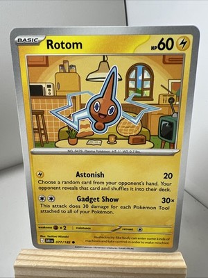 Pokémon Rotom 077/182 Destined Rivals Regular NM/M Electric Type Pokémon TCG