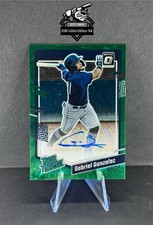 2023 Donruss Optic Gabriel Gonzalez Green Star Rated Prospect Auto 12/15