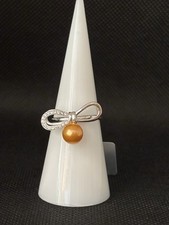 Real Akoya Pearl Sterling Ring