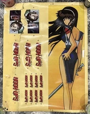 Hook Ups Skateboard Vintage Dream Girl 1996 Original Artwork Poster Jeremy Klein