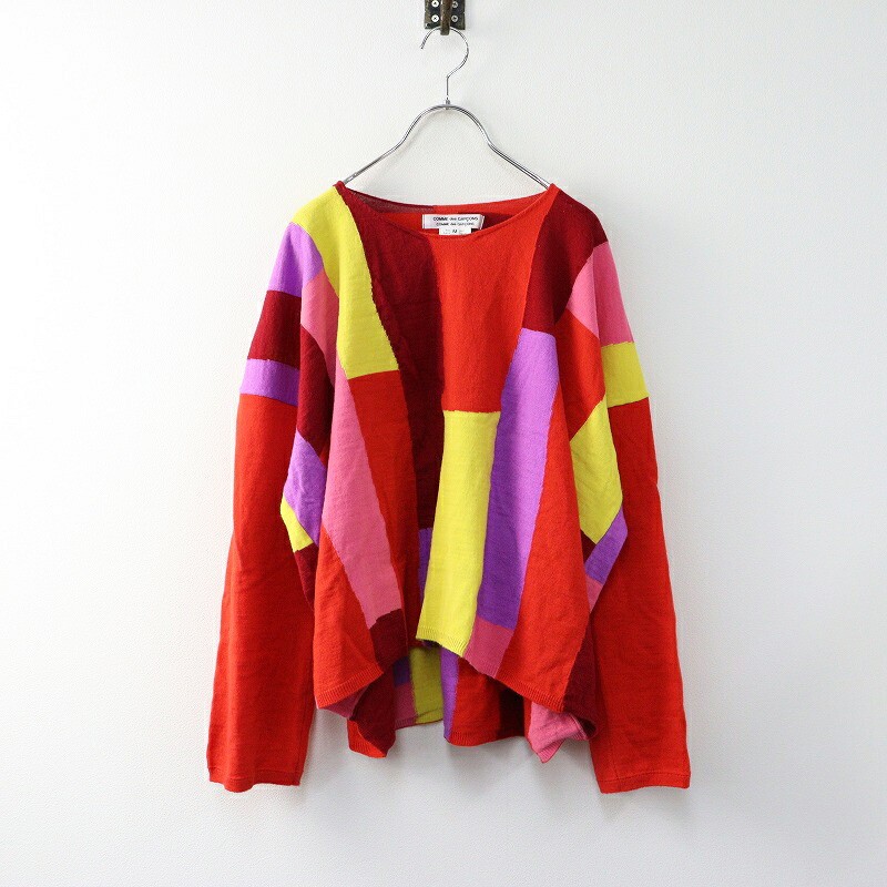 2021Aw Comme Des Garcons Patchwork Knit Pullover M/Multi 2021Aw Comme Des Garcons Patchwork Knit Pullover M/Multi