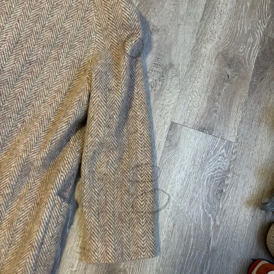 Abrigo Herman Kay 100% Lana Doble Pecho - Tostado/Rosa - Est. XL Foto 4 de 4