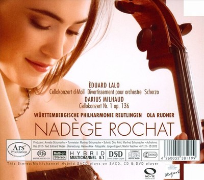 NADŠGE ROCHAT PLAYS LALO & MILHAUD NEW CD