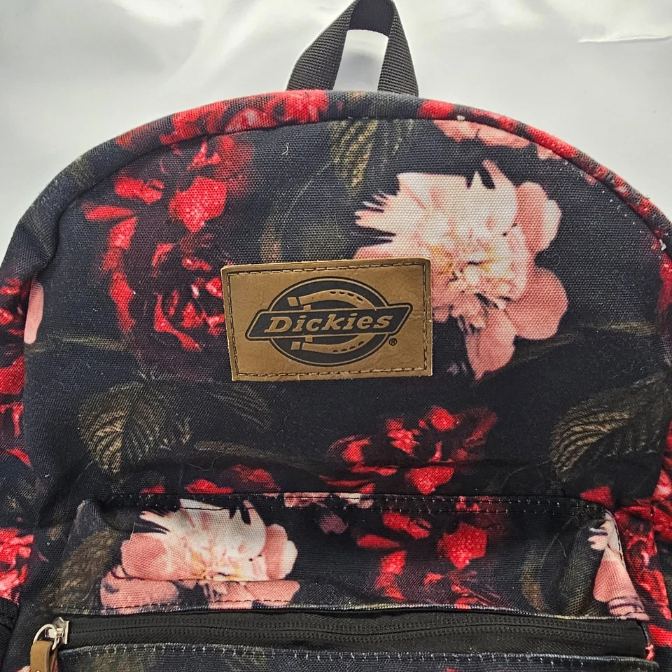 Mochila Dickies Estampado Floral Acolchada Correas para el Hombro Cremallera Bolsillos Bolso -VER FOTOS Foto 2 de 4