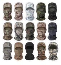 Balaclava Tactical Hunting Mask Hood Warm Fleece Lined Waterproof Ski Mask