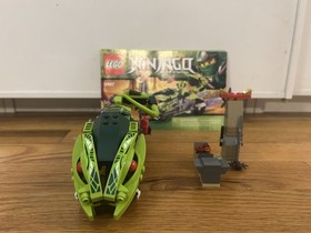 Lego Ninjago 9447 Lasha&rsquo;s Bite Cycle, Pre-Owned With Booklet