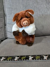 Dakin Lou Rankin Friends Plush Pig. Chubby And Cute Small